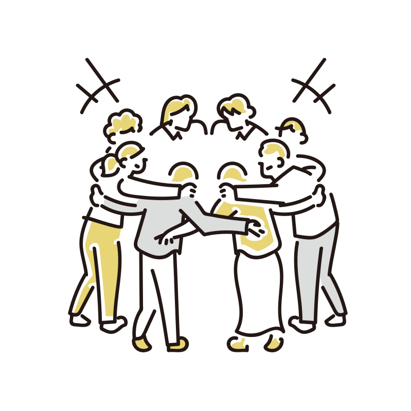 チームのイラスト